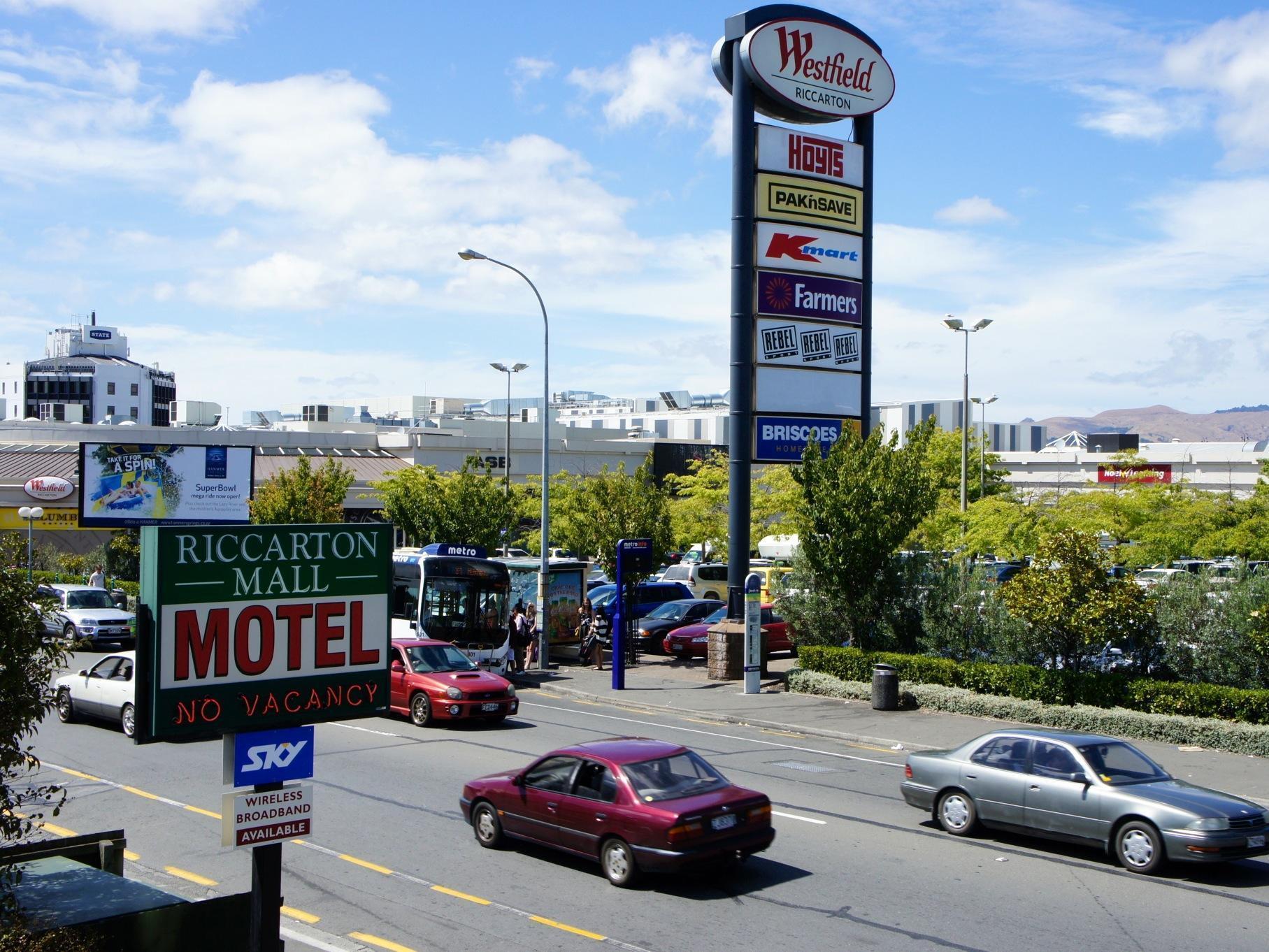 Riccarton Mall Motel Christchurch Exterior foto